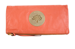 Clutch, Leather, Orange, MIE, DB,  2*
